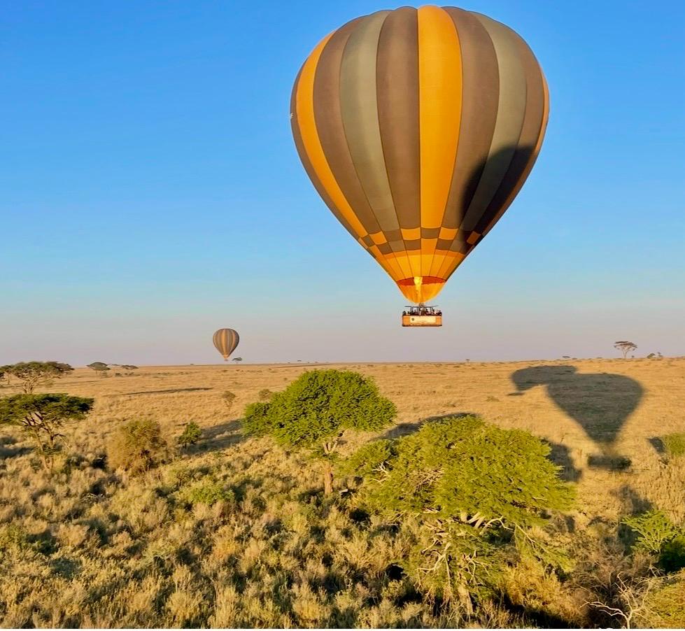 Hot Air Balloon over the Serengeti